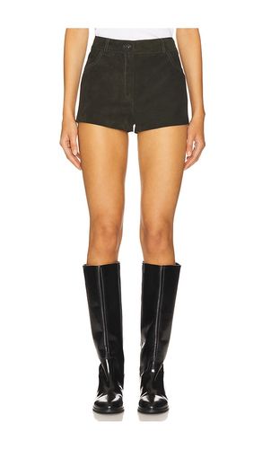 X REVOLVE Suede Waistband Shorts en . Taille M. Also en S, XS - ZUT - Modalova