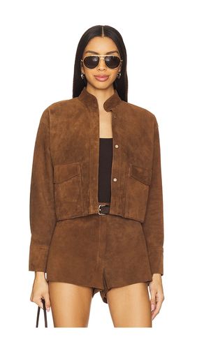 BLOUSON EN CUIR DE VACHETTE CROPPED en . Taille L. Also en XL, XS - ZUT - Modalova
