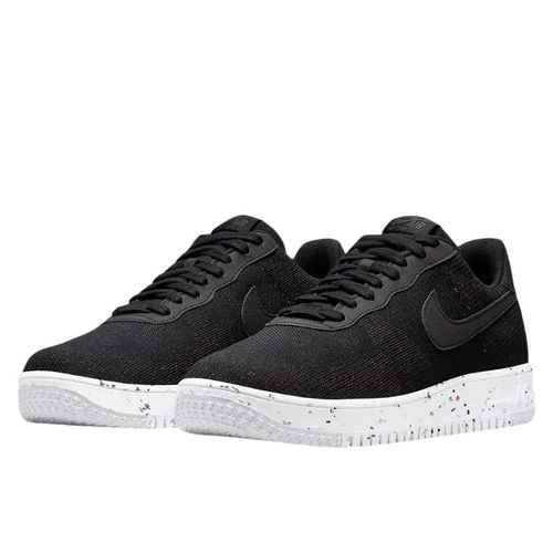Air Force 1 Low Crater Flyknit Black White - Nike - Modalova