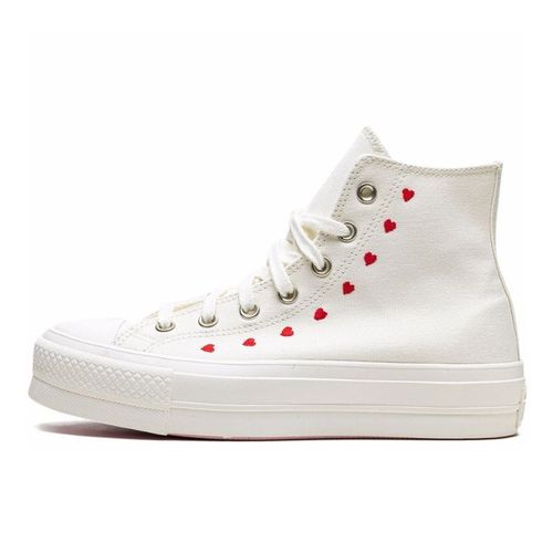 Chuck Taylor All-Star Lift Hi White Red - Converse - Modalova
