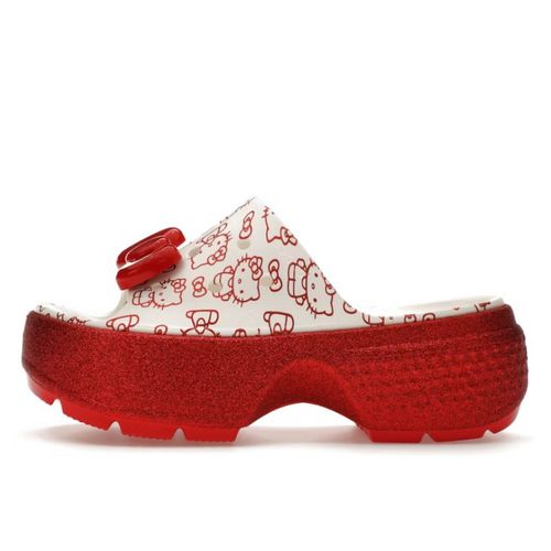 Stomp Slide Hello Kitty 50th Anniversary Red Glitter - Crocs - Modalova