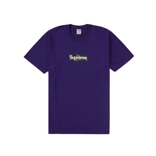 T-shirt Box Logo FW23 Purple - Supreme - Modalova