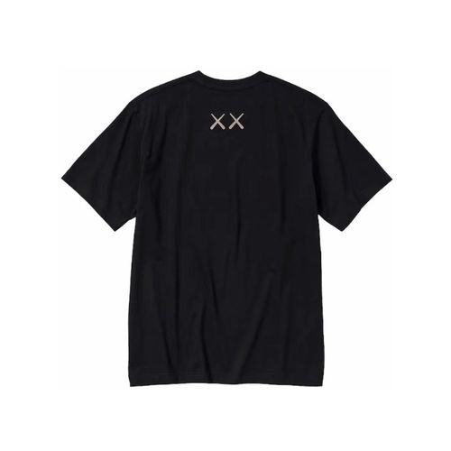T-Shirt Kaws X Uniqlo Hug Black FW23 - false - Modalova