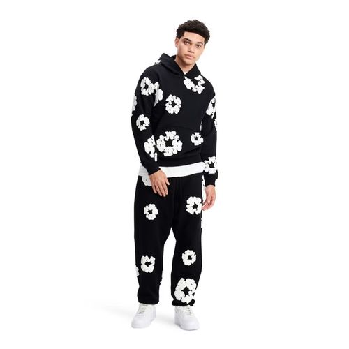Sweatpants The Cotton Wreath Black - Denim Tears - Modalova