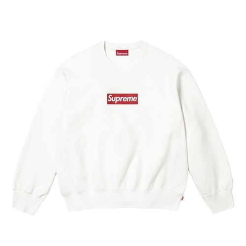 Sweat Supreme Washed Box Logo White - Supreme - Modalova