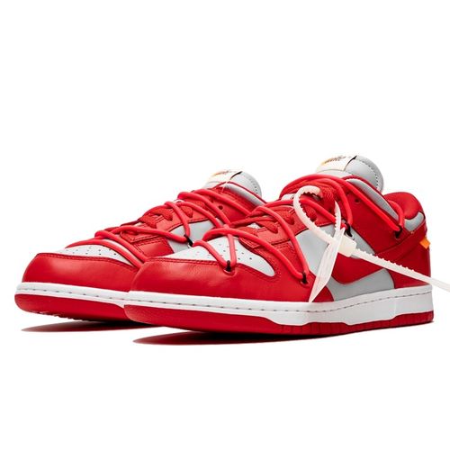 Nike Off-White Dunk Low University Red - OFF White - Modalova