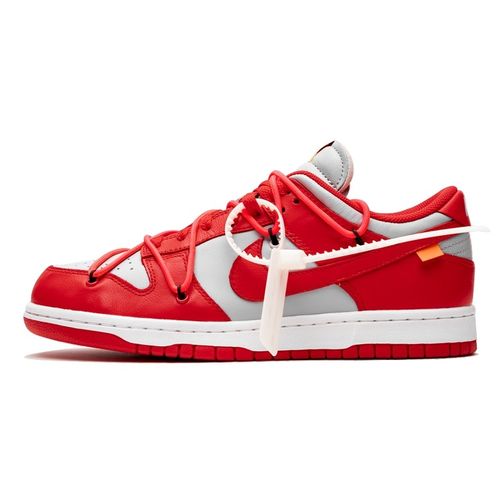 Nike Off-White Dunk Low University Red - OFF White - Modalova