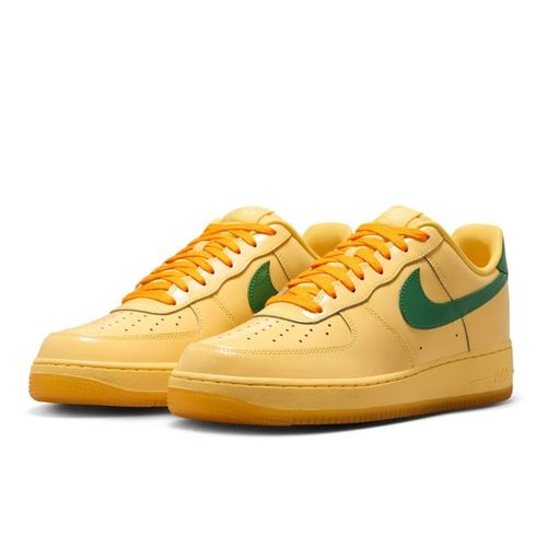 Air Force 1 Low Patent Leather Topaz Gold Pine Green - Nike - Modalova