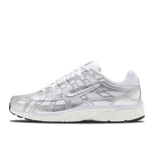 P-6000 White Blue Tint Sail Metallic Silver - Nike - Modalova