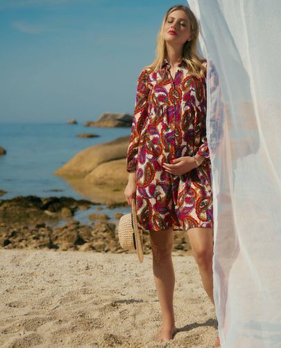Robe Chemisier De Grossesse Et D'allaitement Soledad Multico - Cache Coeur - Modalova