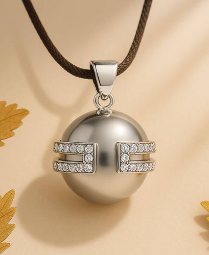 Bola De Grossesse - Déesse - Rhodium - Cristaux Rhodium - Cache Coeur - Modalova