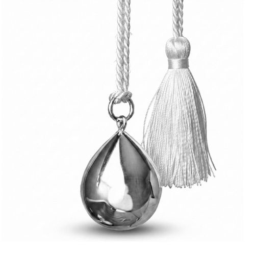De Grossesse Collier Goutte Satin Argent - Bola - Modalova