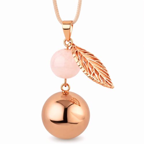 De Grossesse Collier Perle Et Feuille - Bola - Modalova