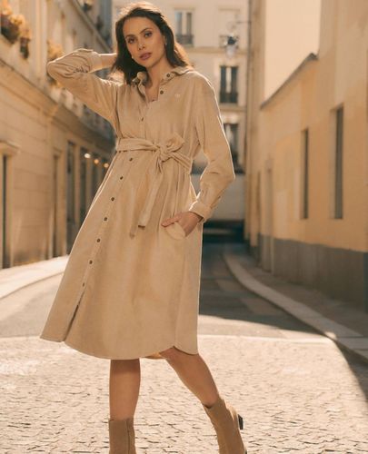 Robe De Maternité Jude Noisette - Cache Coeur - Modalova