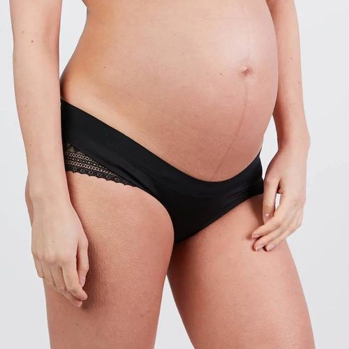 Shorty De Grossesse Serena Noir - Cache Coeur - Modalova