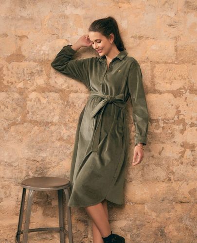Robe De Maternité Jude Kaki - Cache Coeur - Modalova