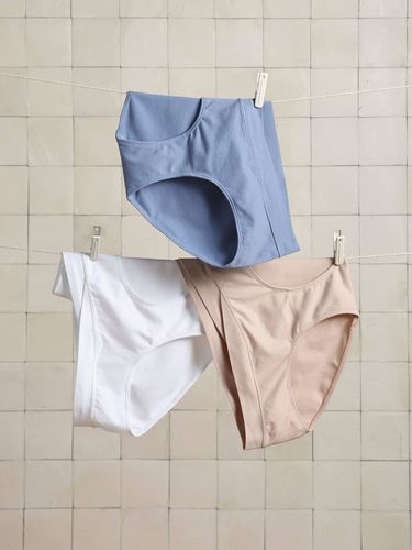 Lot de 3 shorties de grossesse sans coutures en microfibre grisé - Vertbaudet - Modalova