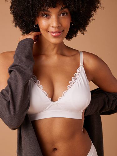Lot 2 soutiens-gorge en dentelle grossesse et allaitement + noir - Envie De Fraise - Modalova