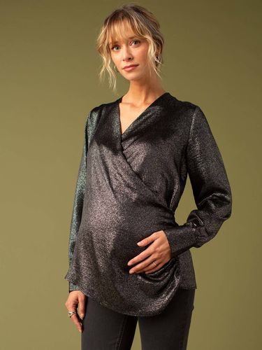Blouse cache-coeur de grossesse effet irisé - Envie De Fraise - Modalova