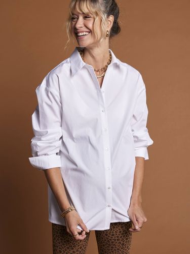 Chemise de grossesse et allaitement forme longue écru - Envie De Fraise - Modalova