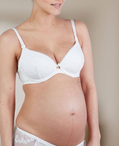 Soutien Gorge Push-up Louise Grossesse Et Allaitement Ivoire - Cache Coeur - Modalova