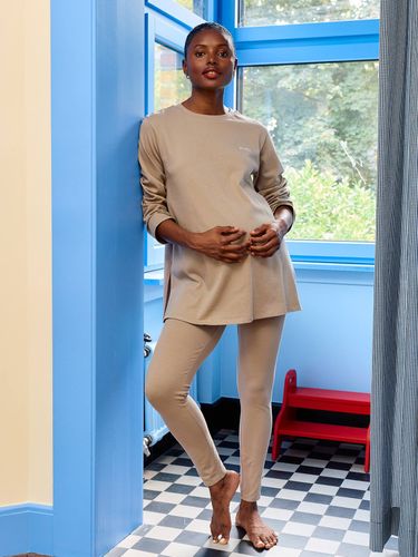 Pyjama 2 pièces de grossesse taupe - Vertbaudet - Modalova