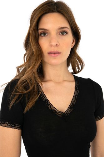 T-shirt col V - laine et soie - ARMOR LUX FR - Modalova