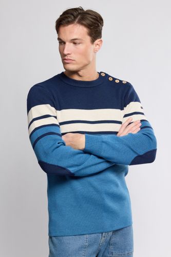 Pull marin avec coudières - laine - ARMOR-LUX - Modalova