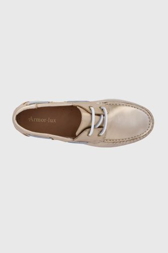 Chaussures bateau dorée Frehel - cuir - ARMOR LUX FR - Modalova