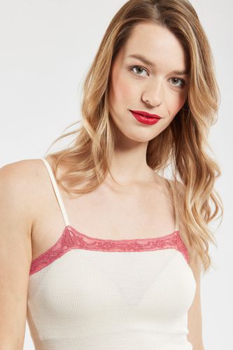 Caraco col dentelle - laine et soie - ARMOR-LUX - Modalova