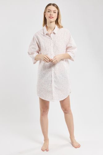 Chemise de nuit imprimée - coton - ARMOR-LUX - Modalova