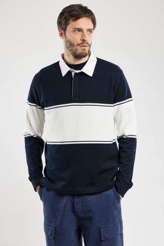 Sweat col polo - coton rustique - ARMOR-LUX - Modalova