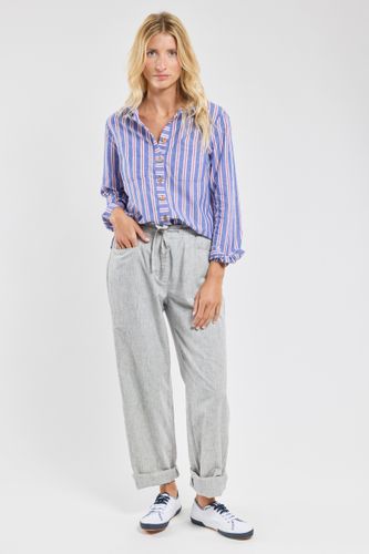 Pantalon taille élastique - coton et lin - ARMOR-LUX - Modalova