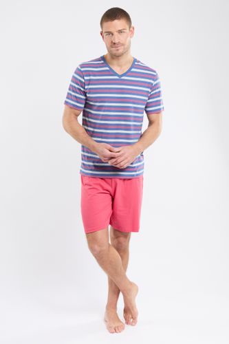 Pyjama manches courtes haut rayé - coton - ARMOR-LUX - Modalova