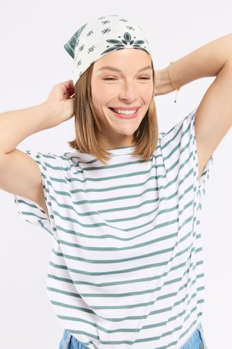 T-shirt rayé épaules larges - coton léger - ARMOR LUX FR - Modalova