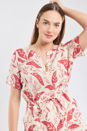 Robe motifs végétaux - lin - ARMOR LUX FR - Modalova