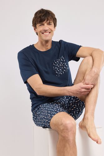 Pyjama short imprimé - coton - ARMOR-LUX - Modalova