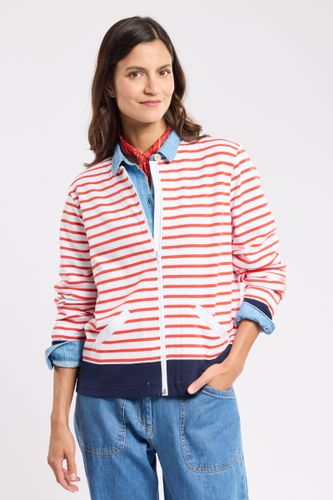 Cardigan rayé zippé - coton épais - ARMOR-LUX - Modalova