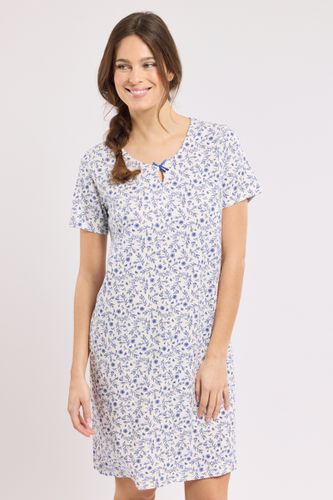 Chemise de nuit fleurs - coton - ARMOR-LUX - Modalova