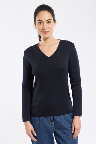 Pull col V Locminé - laine et acrylique - ARMOR LUX FR - Modalova