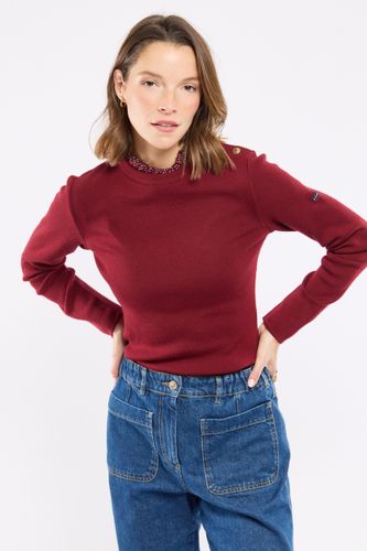 Pull col imprimé - laine - ARMOR-LUX - Modalova