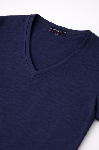 T-shirt col V - coton flammé - ARMOR LUX FR - Modalova