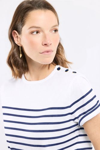 Marinière col boutonné - coton léger - ARMOR LUX FR - Modalova