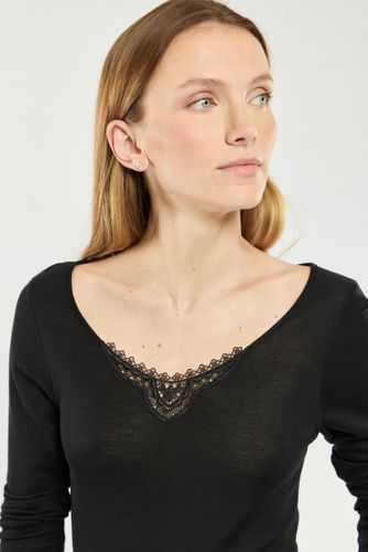 T-shirt manches longues - laine et soie - ARMOR LUX FR - Modalova