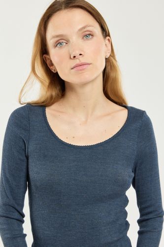 T-shirt manches longues - laine et soie - ARMOR LUX FR - Modalova