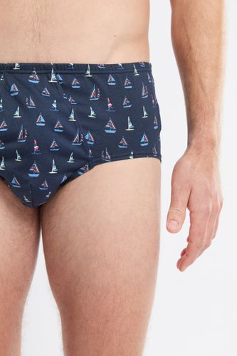 Slip ouvert motifs bateaux - coton - ARMOR LUX FR - Modalova