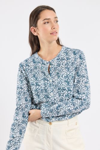 Blouse fleurie CORLYNE - BERMUDES - Modalova