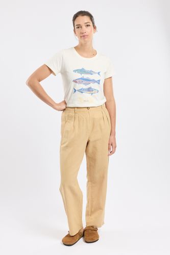Pantalon coupe large LEYAN - BERMUDES - Modalova