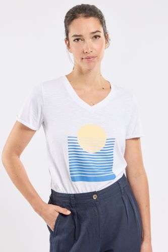 T-shirt CLORYS - coton léger - BERMUDES - Modalova
