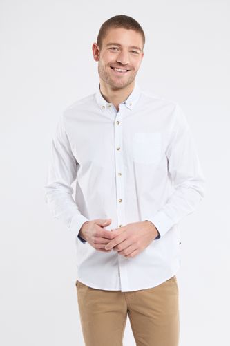 Chemise unie EDGAR - coupe droite - BERMUDES - Modalova